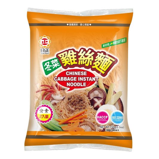 【Sunright】Chinese Cabbage Instant Noodle 150g 日正冬菜雞絲麵150克