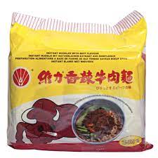 Wei Lih - Instant Noodle - Spicy Beef Flavour (Pack of 5) 425g 維力香辣牛肉麵5包
